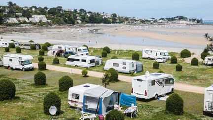 
Camping de Loquirec, en Bretagne, au bord de la mer (LIONEL LE SAUX / MAXPPP)