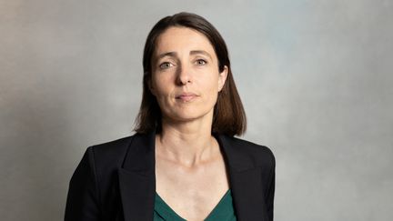 La secrétaire générale de la CGT, Sophie Binet, le 21 avril 2023 à Paris. (BERTRAND GUAY / AFP)