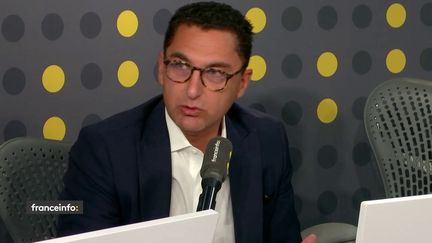 Maxime Saada, directeur général de Canal+, sur franceinfo le 17 septembre 2019. (FRANCEINFO / RADIOFRANCE)