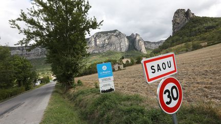 La commune de Saoû dans la Drôme.&nbsp; (FABRICE ANTERION / MAXPPP)