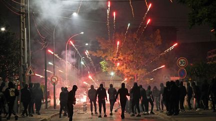 Mortar fire in Paris, July 1, 2023. (DRAGAN LEKIC / ANADOLU AGENCY / AFP)