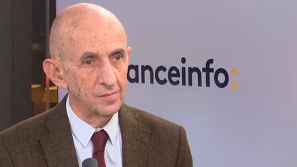 Louis Gallois, coprésident de la Fabrique de l’industrie, "invité éco" de franceinfo mardi 16 novembre 2021. (FRANCEINFO)