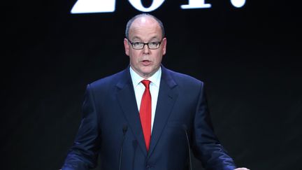 Le prince&nbsp;Albert II, le 24 novembre 2017, à&nbsp;Monaco. (MUSTAFA YALCIN / ANADOLU AGENCY / AFP)