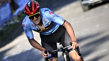 Le Belge Remco Evenepoel lors des championnats du monde de cyclisme, le 25 septembre 2022 à Wollongong en Australie.&nbsp; (DIRK WAEM / BELGA MAG)