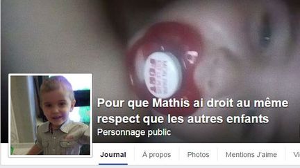 Capture d'écran de la page Facebook créée en janvier 2016 par la maman d'un enfant autiste insultée sur le réseau social. (FACEBOOK / FRANCETV INFO)