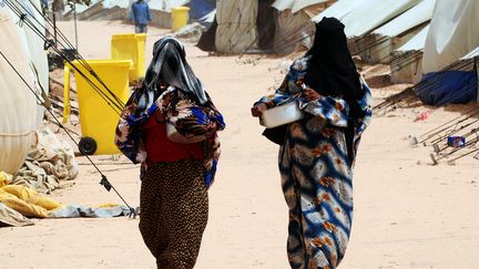 Des réfugiées somaliennes accueillies dans un camp à Choucha, en Tunisie, en 2011 (illustration). (BORNI HICHEM / AFP)