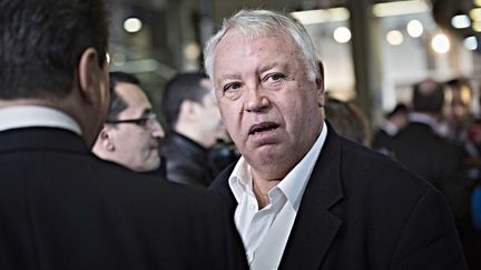 G&eacute;rard Filoche participe au conseil national du Parti socialiste, le 13 avril 2013, &agrave; Paris. (  MAXPPP)