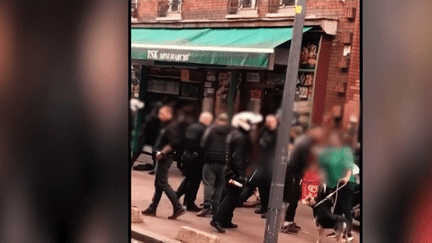 Tout commence le 30 mai 2019 à Saint-Ouen, devant une épicerie, des agents de la CSI 93 s’approchent d’un groupe de jeunes. (FRANCE 2)