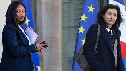 Laura Flessel et Delphine Gény-Stephann (MAXPPP / LUDOVIC MARIN / AFP)