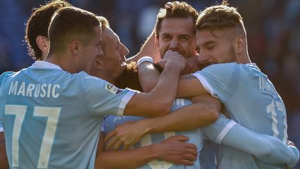 Les joueurs de la Lazio de Rome (SILVIA LORE / NURPHOTO)