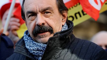 Le secrétaire général de la CGT, Philippe Martinez, le 6 février 2020, à Paris. (THOMAS SAMSON / AFP)