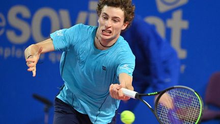 Ugo Humbert défait contre Milos Raonic (PASCAL GUYOT / AFP)