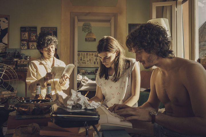 Giovanni Toscano, Irene Vetere et Mauro Lamantia dans "Nuits magiques" de Paolo Virzi. (PAOLO CIRIELLO / Bac Films)