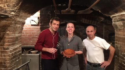 Laurent Mariotte, Apollonia Poilâne et&nbsp;Félix (Laurent Mariotte / Radio France)