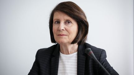 La présidente de la Commission nationale consultative des droits de l'homme,&nbsp;Christine Lazerges, le 2 mai 2016. (MAXPPP)