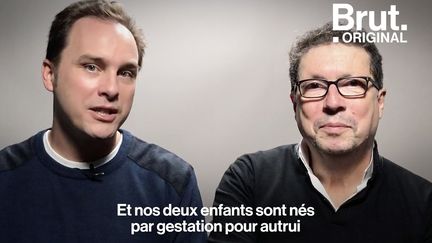 VIDEO. "Je suis très fier de cette famille" : Pères de deux enfants issus de GPA, ils racontent (BRUT)