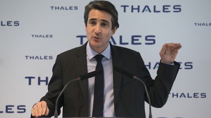 Patrice Caine, PDG de Thales, en février 2015. (PHILIPPE WOJAZER / REUTERS)