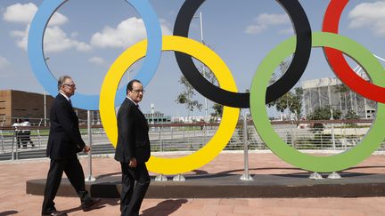 François Hollande à Rio, le 4 août 2016. (JACK GUEZ / AFP)