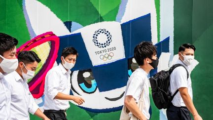 Les fans japonais ne pourront pas suivre les Jeux depuis des fanzones. (PHILIP FONG / AFP)