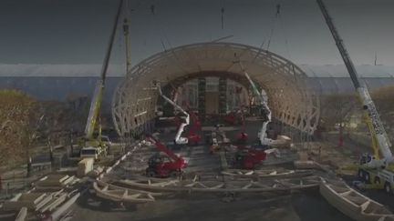 Grand Palais : pendant les travaux, un bâtiment éphémère voit le jour