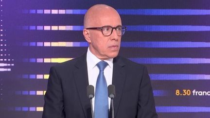 Eric Ciotti, député et président du parti Les Républicains, était l'invité de franceinfo le 14 juin 2023. (FRANCEINFO / RADIO FRANCE)