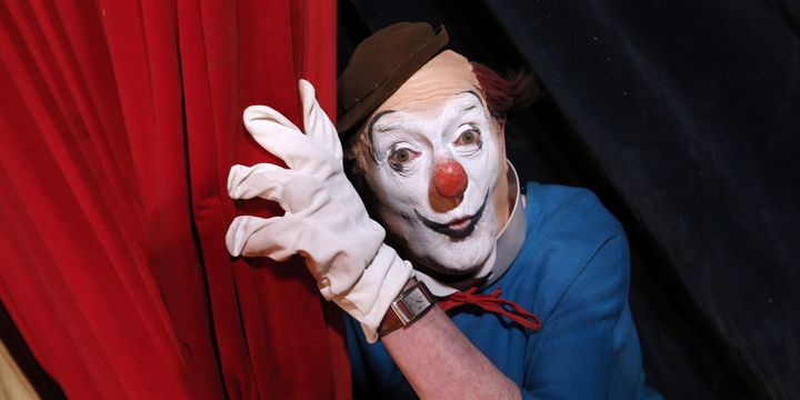 Etaix pose en clown (2012)
 (François Guillot/AFP)