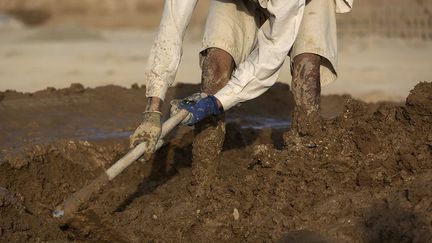 leur patron leur fait des avances sur salaires afin qu'ils puissent acheter suffisamment de nourriture et se chauffer pendant les mois d'hiver. Mais résultat, quand ils reviennent travailler au printemps, ils doivent encore plus d’argent. (AP Photo/Rahmat Gul)