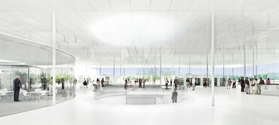 L&#039;intérieur du hall d&#039;accueil du Louvre-Lens
 (Sanaa / Imrey-Culbert / Catherine Mosbach)