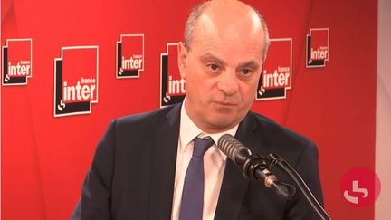 Le ministre de l'Education, Jean-Michel Blanquer, le 22 juin 2020. (RADIO FRANCE / FRANCE INTER)