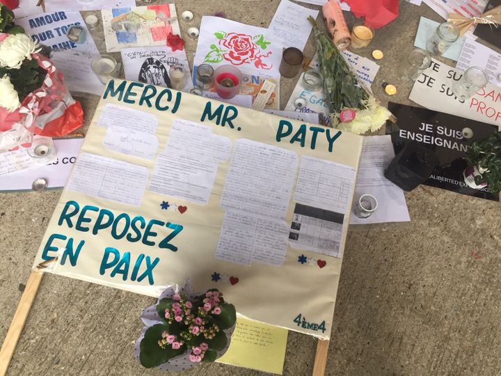 Au collège du Bois d'Aulne à Conflans-Sainte-Honorine, le 30 octobre 2020.&nbsp; (KACHANER ALICE / FRANCE-INFO)