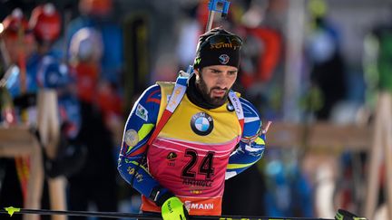 Le biathlète français Martin Fourcade