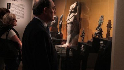 Outre les hommes, les femmes et les pharaons, l'univers &eacute;gyptien est peupl&eacute; de nombreuses divinit&eacute;s. (ELODIE DROUARD / FTVI)