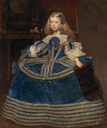 Diego Velázquez, "Portrait de l'infante Marguerite en bleu", vers 1659, Kunsthistorisches Museum, Vienne
 (Kunsthistorisches Museum, Vienne)