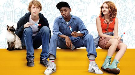 Thomas Mann, RJ Cyler et Olivia Cooke dans "This is not a love story"
 (Twentieth Century Fox)