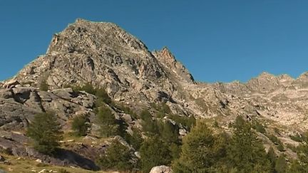 Une falaise de la vallée des Merveilles du parc national du Mercantour, dans le sud-est de la France.&nbsp; (FRANCE 3)