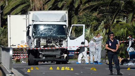 &nbsp; (L'enquête après l'attentat de Nice a permis d'identifier le conducteur du camion. © Andreas Gebert/dpa/AFP)