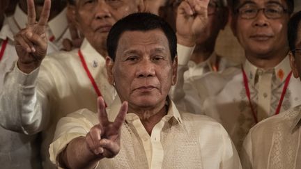 Le président philippin Rodrigo Duterte à Manille, le 22 février 2019 (NOEL CELIS / AFP)