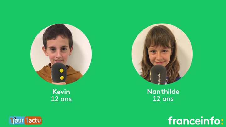 franceinfo junior, une émission en partenariat avec le magazine pour enfants 1jour1actu et 1jour1actu.com. (FRANCEINFO / RADIO FRANCE)