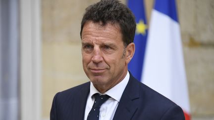 Le président du Medef, Geoffroy Roux de Bezieux, le 30 août 2018, à Paris. (BERTRAND GUAY / AFP)