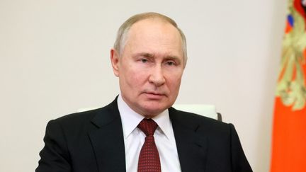 Vladimir Poutine en périphérie de Moscou (Russie), le 18 décembre 2022. (MIKHAIL METZEL / POOL)