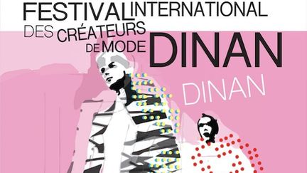 Affiche de l'édition 2021 du Festival international des créateurs de mode de Dinan (Cécile Bouteiller)