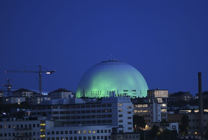 L'Ericsson Globe, une salle omnisport à Stockholm (Suède), le 2 juin 2017.&nbsp; (FREDRIK SANDBERG / TT NEWS AGENCY / AFP)