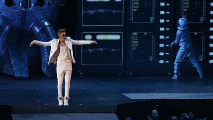 Justin Bieber est arrivé très en retard sur scène à Londres (4 mars 2013)
 (Justin Tallis / AFP)