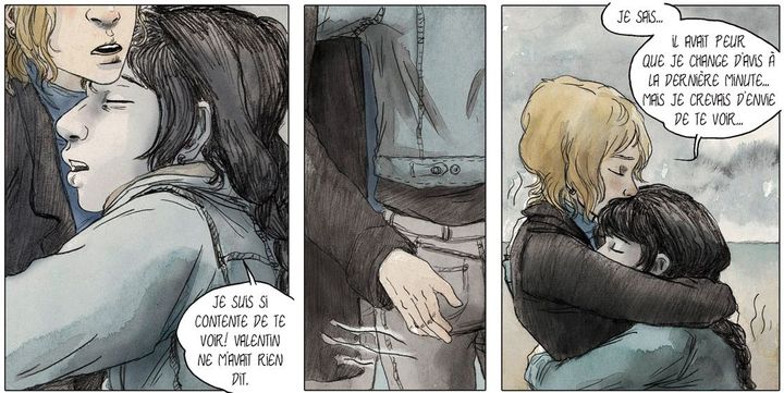 Extrait de "Le bleu est une couleur chaude"
 (Julie Maroh / Glénat)