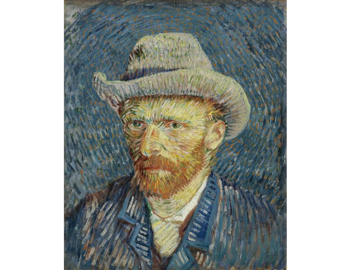 Vincent van Gogh, "Autoportrait au chapeau de feutre gris", septembre-octobre 1887, Paris (Van Gogh Museum, Amsterdam (Vincent Van Gogh Foundation))