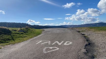 20e étape du Tour 2023 :&nbsp;le col du Petit Ballon. (FANNY LECHEVESTRIER / RADIO FRANCE)