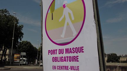 À&nbsp;Laval, le port du masque est déjà obligatoire dans les rues du centre-ville. (MORGANE HEUCLIN-REFFAIT / FRANCE-BLEU MAYENNE)