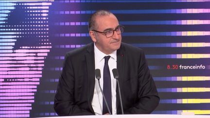 Laurent&nbsp;Nuñez,&nbsp;préfet de police de Paris, sur franceinfo lundi 31 octobre 2022. (FRANCEINFO / RADIOFRANCE)