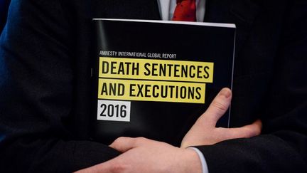 Rapport d'Amnesty sur les exécutions et les condamnations à mort dans le monde en 2016 (ANTHONY WALLACE / AFP)