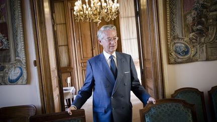 Le s&eacute;nateur-maire UMP de Compi&egrave;gne (Oise), Philippe Marini, le 9 septembre 2014 &agrave; Paris. (MAXPPP)